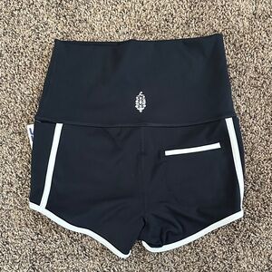 FP Movement by Free People Black and White Athletic Shorts